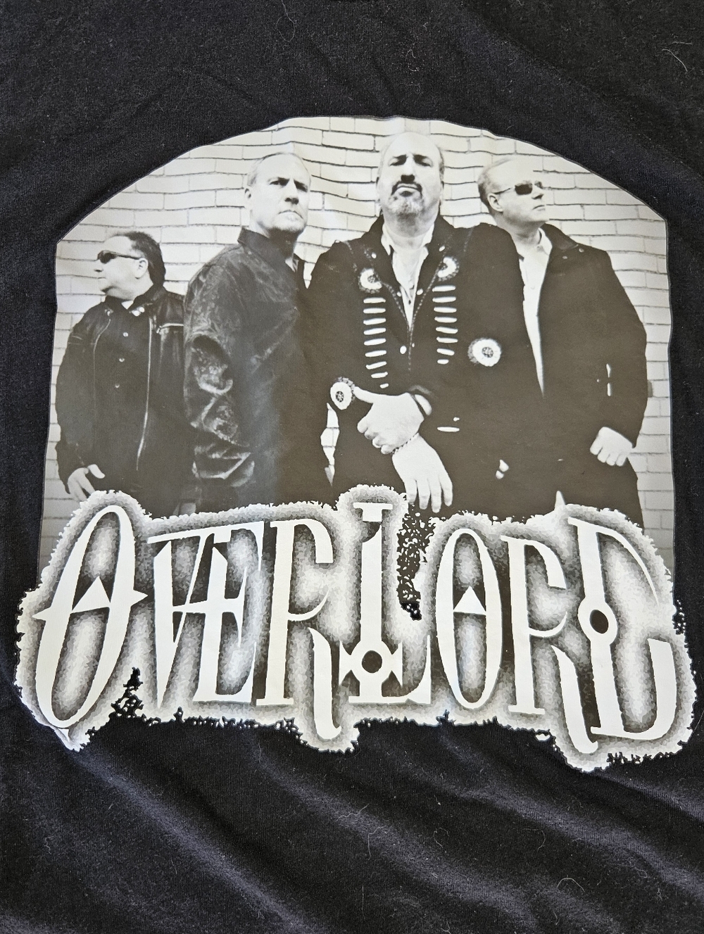 Overlord Band Graphic Tee - Black & White